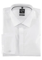 OLYMP Smokinghemd No. Six super slim Weiß/Creme