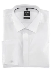 OLYMP Smokinghemd No. Six super slim Weiß/Creme