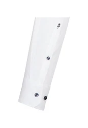 Seidensticker Businesshemd Slim Langarm Stehkragen Uni Weiß/Creme