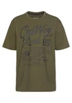 Man's World T-Shirt Regular Fit mit Print Rundhals Used-Look 