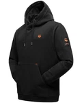 Stone Harbour Herren Hoodie Bodo Shain Oversize-Look Orange/Schwarz/Braun