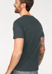 Jack & Jones Rundhalsshirt JJEORGANIC BASIC TEE SS O-NECK Dunkelgrau/Grau/Dunkelblau/Hellgrau