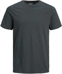 Jack & Jones Rundhalsshirt JJEORGANIC BASIC TEE SS O-NECK Dunkelgrau/Grau/Dunkelblau/Hellgrau
