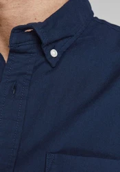 Jack & Jones Langarmhemd OXFORD SHIRT navy