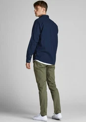 Jack & Jones Langarmhemd OXFORD SHIRT navy