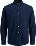 Jack & Jones Langarmhemd OXFORD SHIRT navy