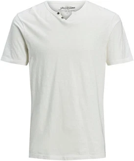 Jack & Jones T-Shirt JJESPLIT NECK TEE SS NOOS