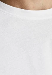 Jack & Jones Langarmshirt JJENOA O-NECK LS weiß