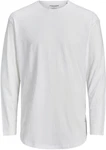 Jack & Jones Langarmshirt JJENOA O-NECK LS weiß