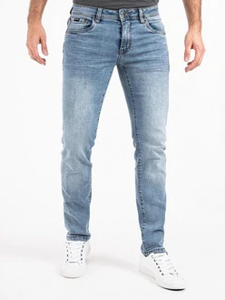 PEAK TIME Slim-fit Jeans Mailand Herren Jeans Hellblau/Blau