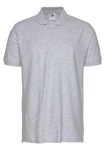 Fruit of the Loom Poloshirt Piqué Grau/Hellgrau Fruit of the Loom Poloshirt Piqué Grau/Hellgrau