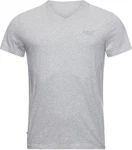 Superdry T-Shirt Grau/Hellgrau