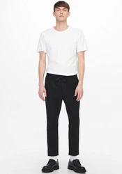 Only & Sons T-Shirt Benne Weiß/Grau/Creme