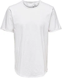 Only & Sons T-Shirt Benne Weiß/Grau/Creme