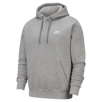 Nike Sportswear Sweatshirt 'Club Fleece' Grau/Hellgrau/Dunkelgrau