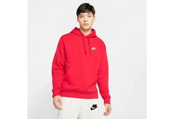 Nike Sportswear Sweatshirt 'Club Fleece' Rot