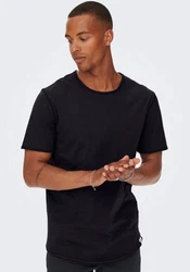 Only & Sons T-Shirt Benne Schwarz/Dunkelgrau/Grau