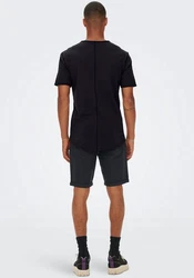 Only & Sons T-Shirt Benne Schwarz/Dunkelgrau/Grau