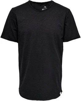 Only & Sons T-Shirt Benne Schwarz/Dunkelgrau/Grau