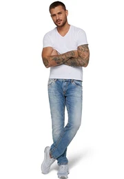 Straight-Jeans NI:CO:R611 mit markanten Steppnhten