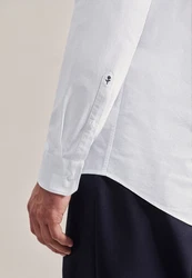 seidensticker Businesshemd Regular Langarm Button-Down-Kragen Uni 
