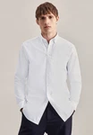 seidensticker Businesshemd Regular Langarm Button-Down-Kragen Uni 