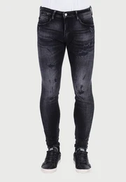 Slim-fit-Jeans POWERC in trendigem Used-Look