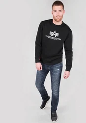 Alpha Industries Sweatshirt Basic Sweater Schwarz (Black 03)