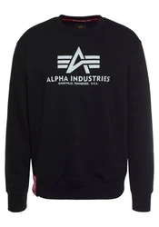 Alpha Industries Sweatshirt Basic Sweater Schwarz (Black 03)