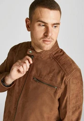 Jack & Jones Bikerjacke ROCKY JACKET Braun