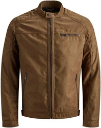 Jack & Jones Bikerjacke ROCKY JACKET Braun