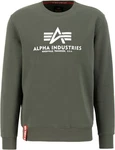 Alpha Industries Sweatshirt Basic Sweater oliv/rot/wei