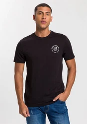H.I.S T-Shirt (Packung) schmal geschnitten Dunkelgrün/Grün