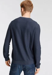 OLYMP Rundhalspullover Strick Casual 