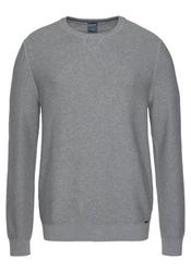 OLYMP Rundhalspullover Strick Casual 