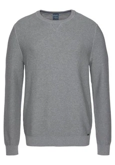 OLYMP Rundhalspullover Strick Casual 