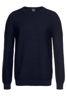 OLYMP Rundhalspullover Strick Casual 
