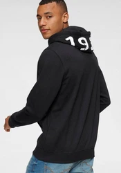 H.I.S Kapuzensweatshirt mit Print und Badge 
