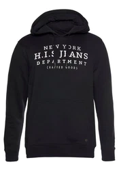 H.I.S Kapuzensweatshirt mit Print und Badge 