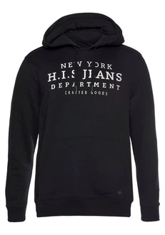 H.I.S Kapuzensweatshirt mit Print und Badge 