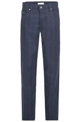 bugatti Stoffhose Regular Fit Dunkelblau/Blau