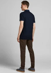 Jack & Jones Poloshirt JJEPAULOS POLO SS NOOS dunkelblau