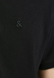 Jack & Jones Poloshirt JJEPAULOS POLO SS NOOS Schwarz