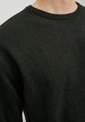 JACK & JONES Pullover JjeBasic Rundhals Strickpulli Oberteil 