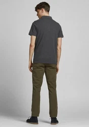 Jack & Jones Poloshirt JJEPAULOS POLO SS NOOS anthrazit