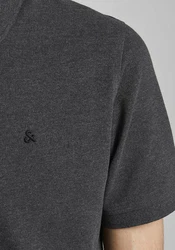 Jack & Jones Poloshirt JJEPAULOS POLO SS NOOS anthrazit