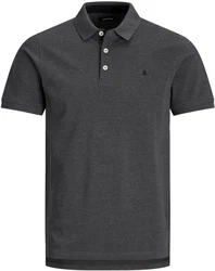 Jack & Jones Poloshirt JJEPAULOS POLO SS NOOS anthrazit