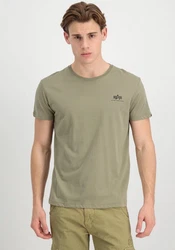 Alpha Industries T-Shirt Backprint T Khaki/Dunkelgrün