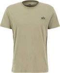 Alpha Industries T-Shirt Backprint T Khaki/Dunkelgrün