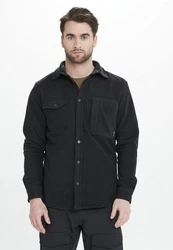 WHISTLER Fleeceshirt Enzo Schwarz/Dunkelgrau/Rot/Grau